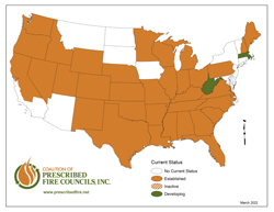 National PFC map graphic